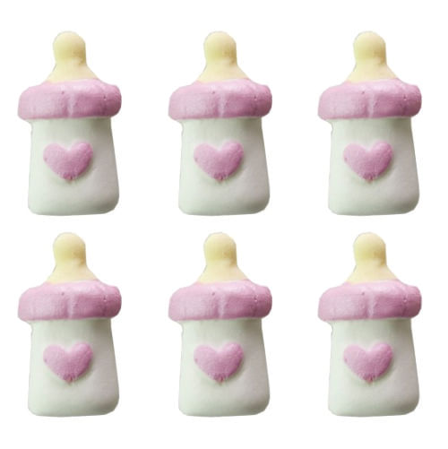 Biscuit Comestivel Mamadeira Rosa (201) Jady