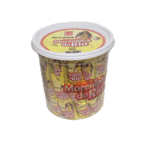 Paçoca Rolha Emb Pote 900 Gr C/ 50 Un Moreninha Do Rio