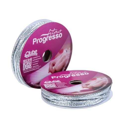Fita Metalizada Cordão 6830e/002 Prata Cor 003 10 M Progresso