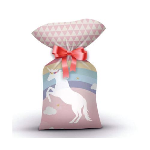 Sacola Plast. Unicornio C/ 8 Un Junco