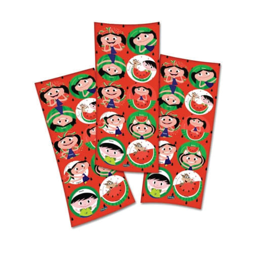 Adesivo Redondo Show Da Luna C/ 30 Un Festcolor