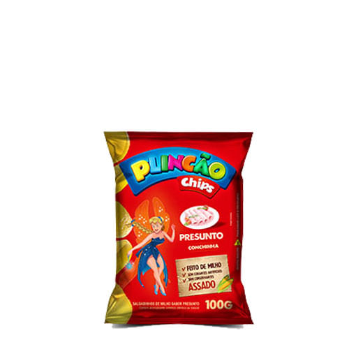 Chips Plincao Presunto C/ 10 X 100 Gr Plinc