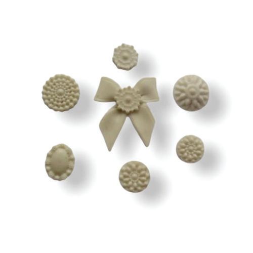 Molde Silicone Botões C/ Laço B4460 Vianna