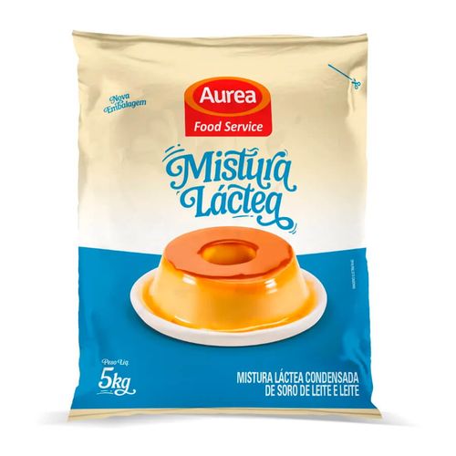 Leite Condensado Sobremesa Lactea Bag 5 Kg Áurea