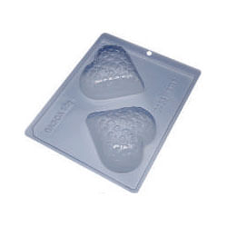 Forma Silicone Coração Textura Coração (*9395) Bwb