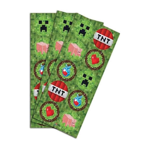 Adesivo Redondo Mini Pixels C/ 30 Un Junco