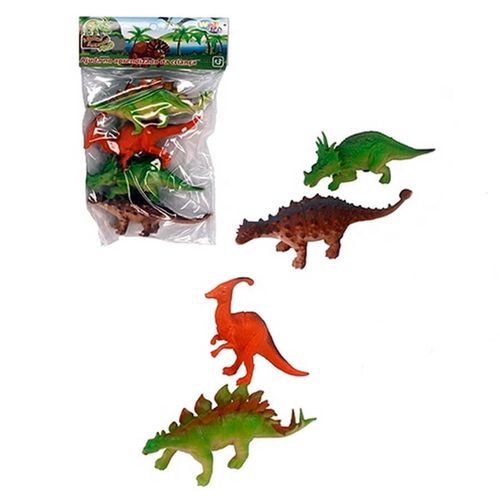 Kit Animais Dinossauros 04 Pcs (2664) Wellmix