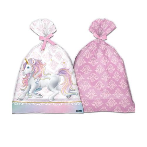 Sacola Plast. Unicornio C/ 8 Un Festcolor