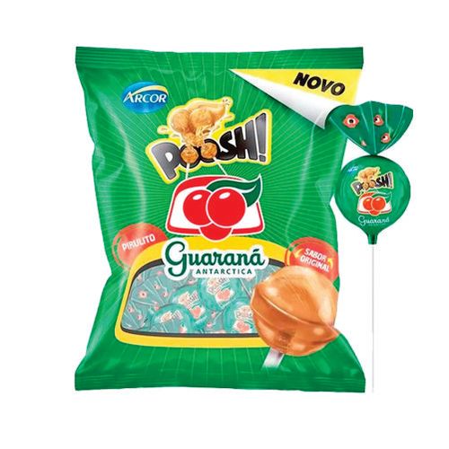 Pirulito Poosh Guarana C/ 50 600 Gr Arcor