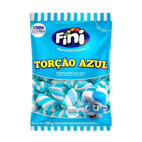 Marshmallow Torção Azul 250 Gr Fini
