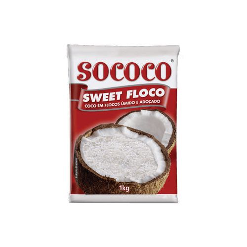 Coco Flocado Sweet Floco 1 Kg Sococo (Unid)