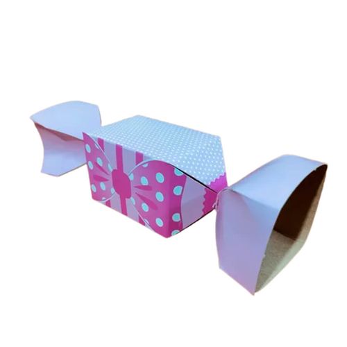 Caixa Bombom Laço Rosa C/ 10 Toys