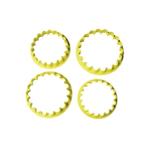 Cortador Babados M C/ 4 Pçs (488961) Bluestar