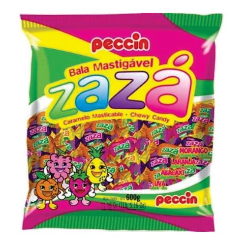 Bala Mastigavel Zaza 600 Gr Peccin