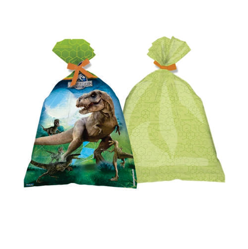Sacola Plast. Jurassic World C/ 8 Un Festcolor