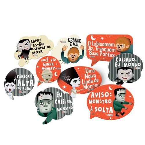 Kit Placa Os Monstrinhos C/ 9 Un Festcolor