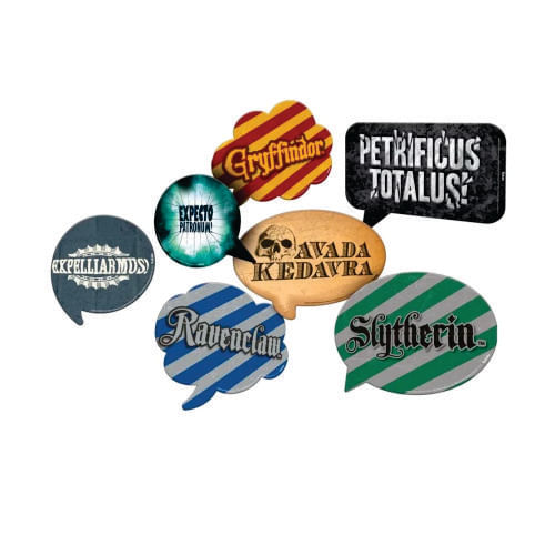 Kit Placas Harry Potter C/ 9 Un Festcolor