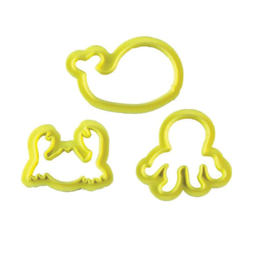 Cortador Kit Animais Marinhos Cod. 2 C/ 3 Pçs (406221) Bluestar