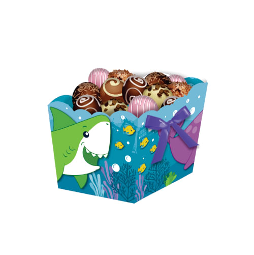 Cachepot Fundo Do Mar C/ 8 Un Festcolor