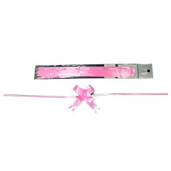Laço Pronto Liso Rosa 12mm C/ 10 Un Brfestas