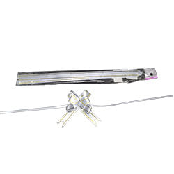 Laço Pronto Liso Prata 12mm C/ 10 Un Brfestas