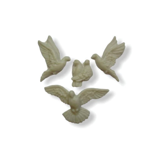 Molde Silicone Pombas (4) 2 (B4280) Vianna