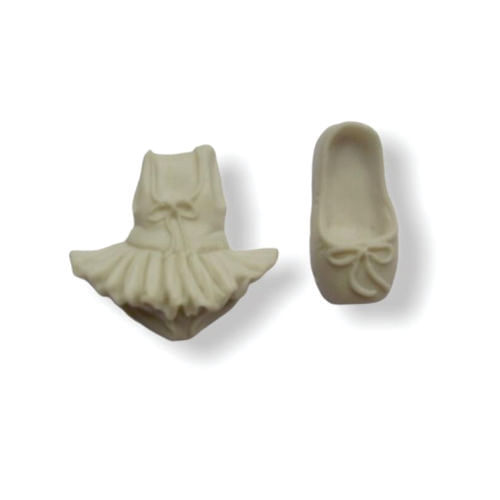 Molde Silicone Vestido / Sapatliha Bailarina (B4439) Vianna