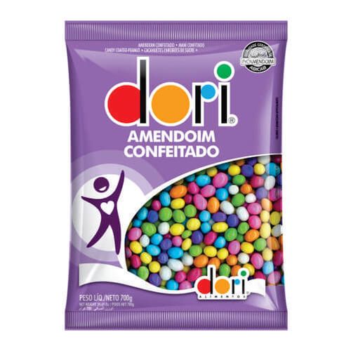Amendoim Colorido 700 Gr Dori