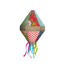 Balão De Papel Festa Junina C/ 05 Uni. Festcolor