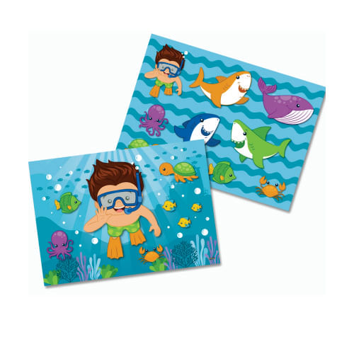 Kit Decorativo Fundo Do Mar Festcolor