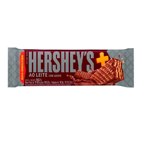 Hersheys Waf. Mais Ao Leite 102 Gr C/ 16 Un
