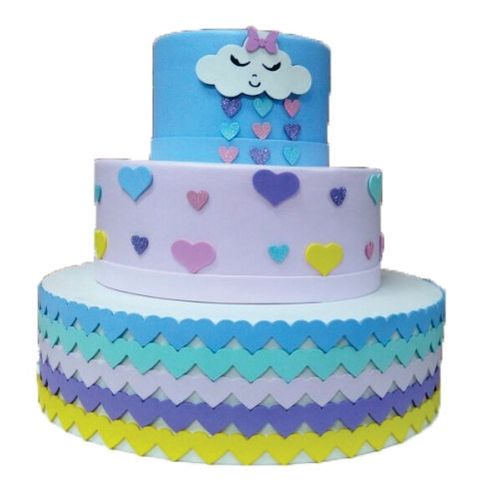 Bolo Cenográfico Chuva De Bençãos 2 (19337) Cia Do E. V. A