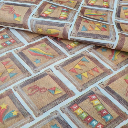 Tnt Estampado Quadrado Juninos 1 Mt