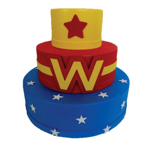 Bolo Cenográfico Mulher Heroína (19070) Cia Do E. V. A