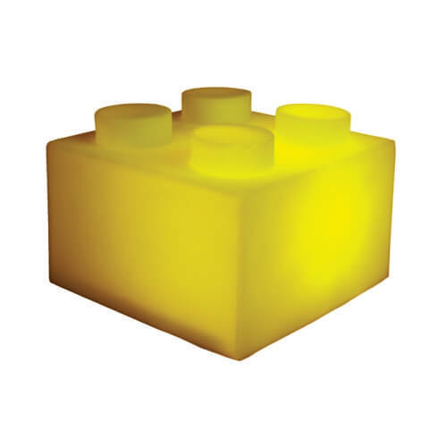 Luminária Tomada Bloco Amarelo (1393) Usare