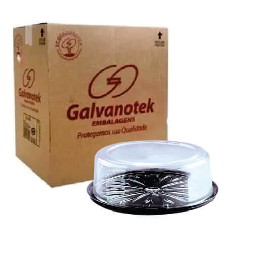 Embalagem P/ Torta Pequena Alta G50cta Cx C/ 50 Un Galvanotek