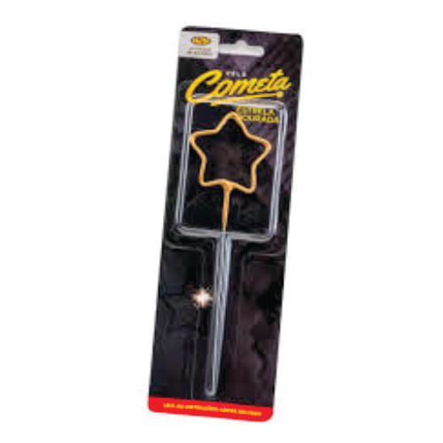 Vela Super Cometa Estrela Dourada Mundo Bizarro