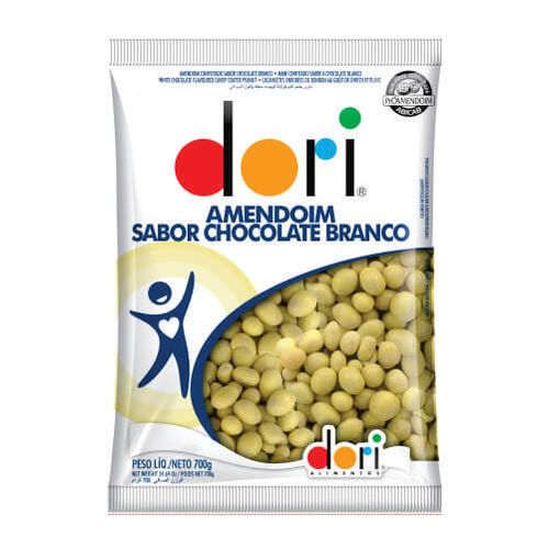 Amendoim Chocolate Branco 700 Gr Dori