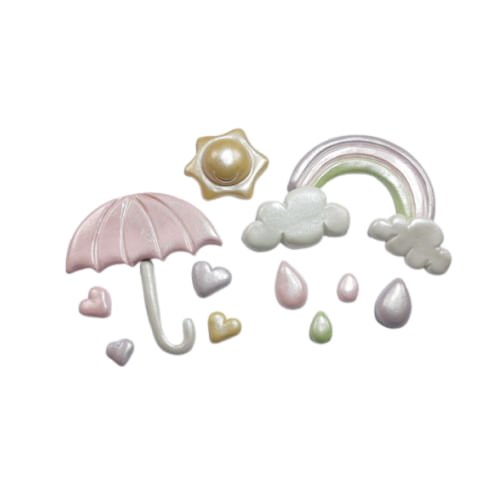 Molde Silicone Chuva De Amor (B5170) Vianna