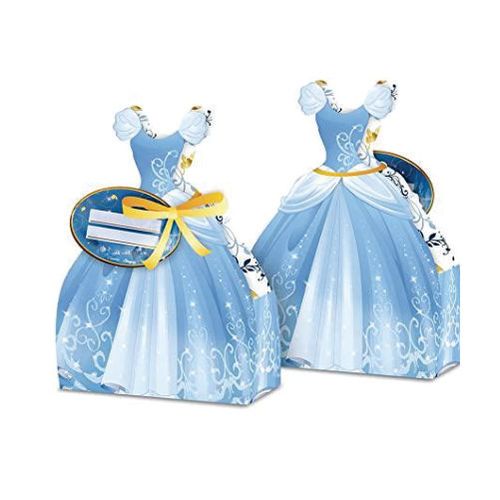 Caixa Surpresa Grande Cinderela Luz C/ 8 Un Regina