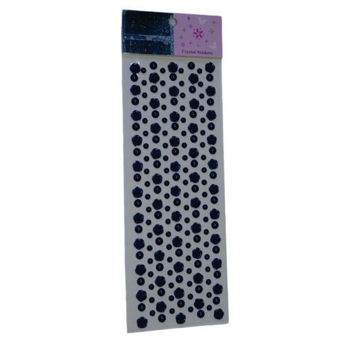 Cartela De Adesivo Meia Perola/Flor Cor 134 Azul Royal (97293) Nybc