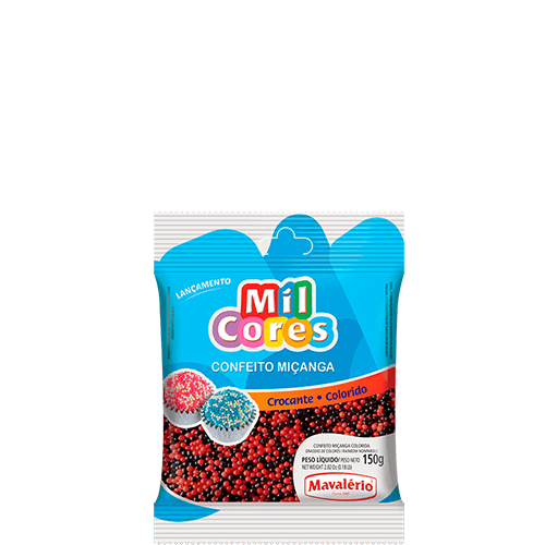 Confeito Miçanga Baby 150 Gr Mavelrio