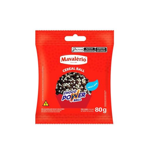 Cereal Micro Ball Misto 80 Gr Choco Power Mavalerio