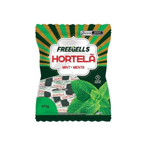 Bala Freegells Hortelã 475 Gr