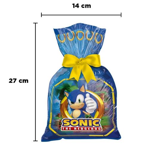 Sacola Plast. Sonic C/ 8 Un Regina