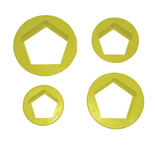 Cortador Pentagonos P C/ 4 Pçs (408300) Bluestar