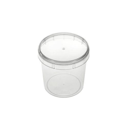 Pote 220 Ml Redondo C/ Lacre E Tampa C/ 10 Un Plastilania