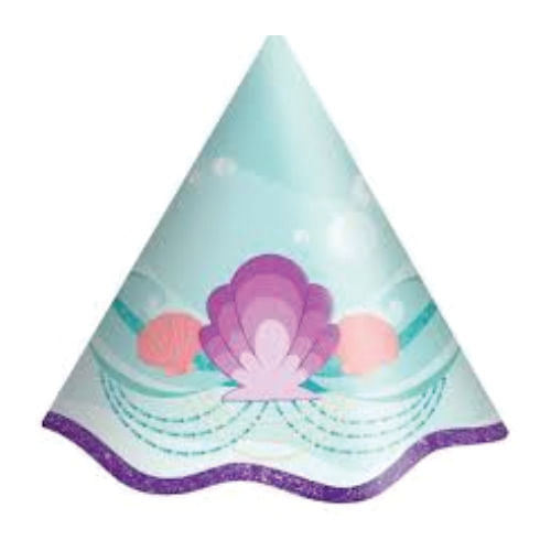 Chapéu Cone Sereia C/ 8 Un Junco