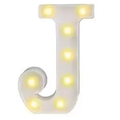 Luminaria Plastica Led Letra polJpol