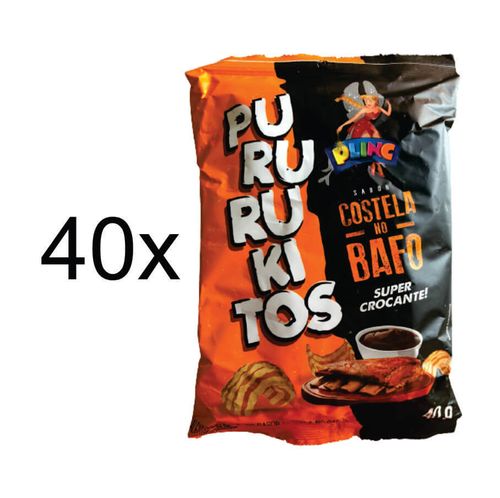 Pururuca Sabor Costela 10x40 Gr Plinc